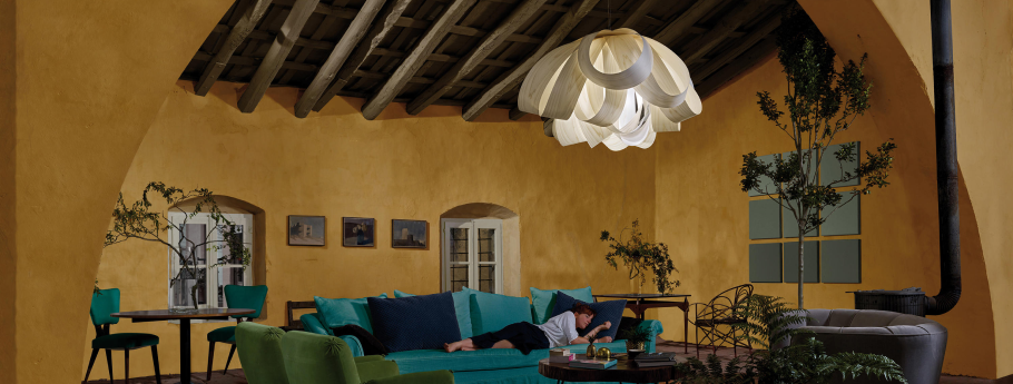 The Agatha Large Chandelier by LZF Lamps in a Havana Modern style interior