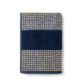 JUNA Check Towels, Dark Blue/Sand By JUNA