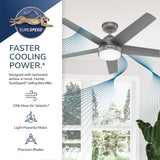 Hunter Skyflow Ceiling Fan with LED Light