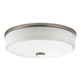 Ceiling Space Flush Semi Flush Mount LED Brushed Nickel 13 Inch