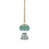 Bjørn Wiinblad Eva Christmas Ornament, Green, H: 3" By Bjorn Wiinblad