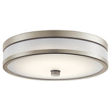 Pira Flush Semi Flush Mount Brushed Nickel 3.75 Inch