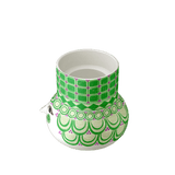 Bjørn Wiinblad Olga Tealight Holder, Green, H: 4.7" By Bjorn Wiinblad