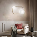 Tier Wall Sconce by Vistosi, White Matt, Finis: Painted Brass, ,| Casa Di Luce Lighting