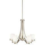 Hendrik Chandelier Brushed Nickel 5 Light