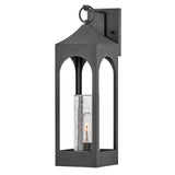 Amina Wall Mount Lantern - Distressed Zinc - by Hinkley