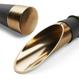 Rosendahl Grand Cru Wine Stopper and Pourer, Black/Patinated Steel, 2 Pcs. By Rosendahl