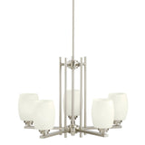 Eileen Chandelier Brushed Nickel 5 Light