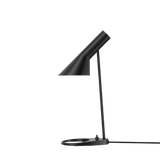 Arne Jacobsen Lamps Mini Table Lamp, Black, H: 17" By Arne Jacobsen