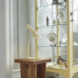 Arne Jacobsen Lamps Table Lamp, White, H: 22" By Arne Jacobsen