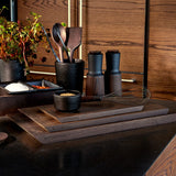 Rosendahl RÅ Utensil Holder, Black, H: 6.1" By Rosendahl
