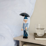 Kay Bojesen Sandman, Blue/Light Blue, H: 8.3" By Kay Bojesen