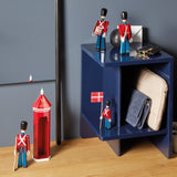 Kay Bojesen Drummer, Small, Red/Blue/White, H: 8.9" By Kay Bojesen