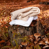 JUNA Check Towels, Sand By JUNA