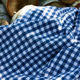 JUNA Bæk&Bølge Duvet Cover Set, Dark Blue/White By JUNA