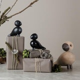 Kay Bojesen Lovebirds, Black, H: 3.5" By Kay Bojesen