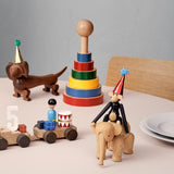 Kay Bojesen Pyramid Tower, Multi, H: 8.9" By Kay Bojesen