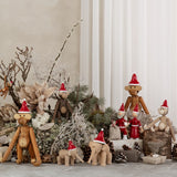 Kay Bojesen Santa Claus, Red/White, H: 7.7" By Kay Bojesen