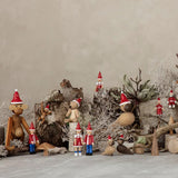 Kay Bojesen Christmas Ole, Red/Blue/White, H: 6.9" By Kay Bojesen