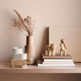 Kay Bojesen Liliput Hippo, Oak, H: 2.4" By Kay Bojesen
