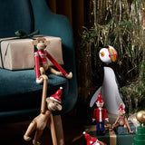 Kay Bojesen Monkey with Christmas Sweater, Teak/Limba By Kay Bojesen
