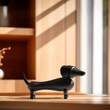 Kay Bojesen Dog, Dark Stained Oak By Kay Bojesen