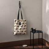 Kay Bojesen Dog Tote Bag, Black/White By Kay Bojesen