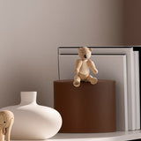 Kay Bojesen Liliput Bear, Oak/Maple, H: 3.7" By Kay Bojesen