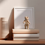 Kay Bojesen Liliput Bear, Oak/Maple, H: 3.7" By Kay Bojesen