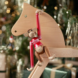 Kay Bojesen Monkey with Christmas Sweater, Teak/Limba By Kay Bojesen