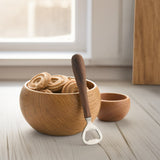 Kay Bojesen Menageri Serving Bowl, Oak, Ø: 5.5" By Kay Bojesen