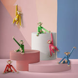 Kay Bojesen Monkey, Mini, Light Green, H: 3.7" By Kay Bojesen