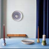 Bjørn Wiinblad Olga Candle Holder, Light Blue, H: 5.5" By Bjorn Wiinblad