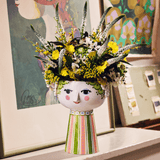 Bjørn Wiinblad Eva Vase, Green, H: 9.3" By Bjorn Wiinblad