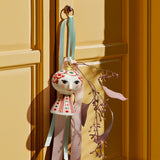 Bjørn Wiinblad Eva Christmas Ornament, Red, H: 3" By Bjorn Wiinblad