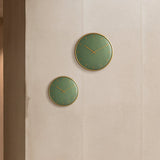 Arne Jacobsen City Hall Wall Clock, Medium, Green, Ø: 8.3” By Arne Jacobsen