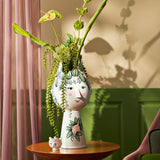 Bjørn Wiinblad Titania Vase, Green, H: 19.7" By Bjorn Wiinblad