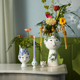 Bjørn Wiinblad Titania Vase, Blue, H: 9.8" By Bjorn Wiinblad