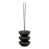 Rosendahl Recycled Bird Feeding Station Hanging, Green, H: 6.9" By Rosendahl