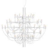 2097 Chandelier Large Matte White By Flos