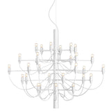 2097 Chandelier Medium Matte White By Flos
