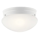 Ceiling Space Ceiling Flush Light White 8.75 Inch
