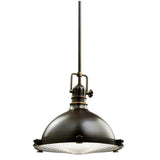 Hatteras Bay Dome Pendant Olde Bronze 13.25 Inch