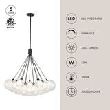 28inch Bolla Chandelier by Kuzco Lighting Light Source
