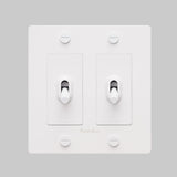 White with Logo 2G Toggle Switch by Buster and Punch