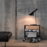 Arne Jacobsen Lamps Floor Lamp, Black, H: 51.2" By Arne Jacobsen