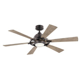 Gentry Lite Ceiling Fan Anvil Iron