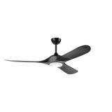 Mylo LED Weather+ Ceiling Fan Satin Black 60 Inch