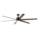 Loa Ceiling Fan Satin Natural Bronze 80 Inch