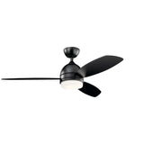 Vassar Ceiling Fan Satin Black